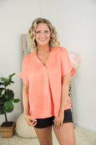 Wishful Thinker Top in Persimmon-Andre by Unit-Stay Foxy Boutique, Florissant, Missouri