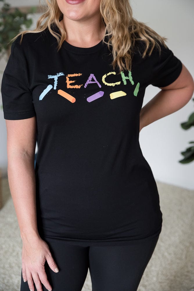 Teach Graphic Tee-BT Graphic Tee-Stay Foxy Boutique, Florissant, Missouri