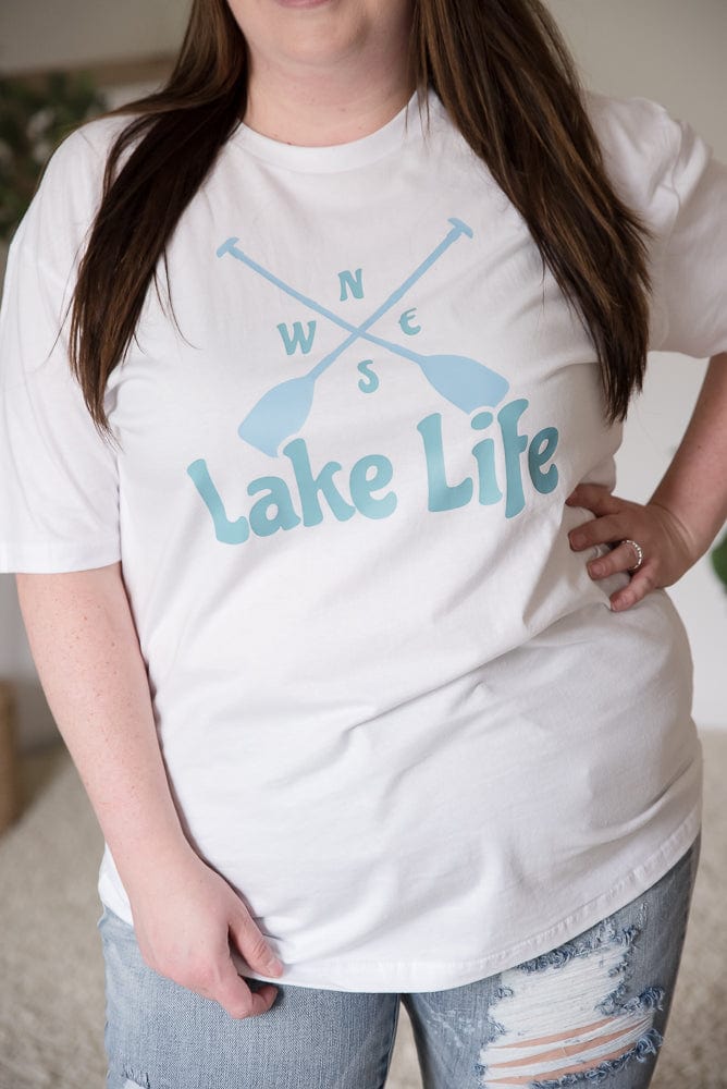 Lake Life Graphic Tee-BT Graphic Tee-Stay Foxy Boutique, Florissant, Missouri