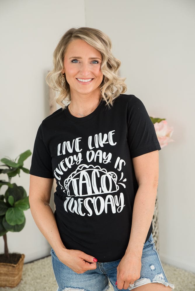 Taco Tuesday Tee-BT Graphic Tee-Stay Foxy Boutique, Florissant, Missouri