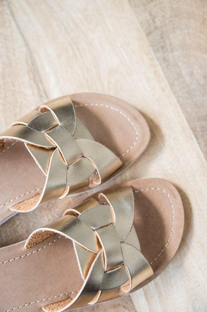 Rouge Sandals in Gold Metallic-Corkys-Stay Foxy Boutique, Florissant, Missouri