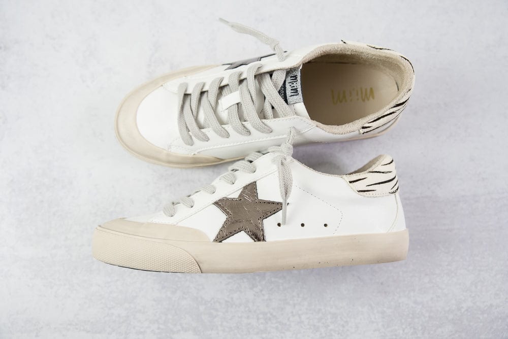 Sadie Sneakers in White-Miracle Miles-Stay Foxy Boutique, Florissant, Missouri