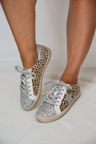 Skylar Sneakers in Leopard-Miracle Miles-Stay Foxy Boutique, Florissant, Missouri