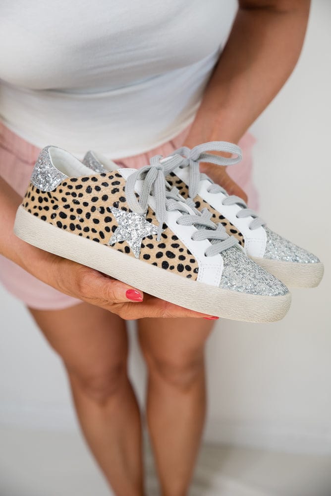 Skylar Sneakers in Leopard-Miracle Miles-Stay Foxy Boutique, Florissant, Missouri