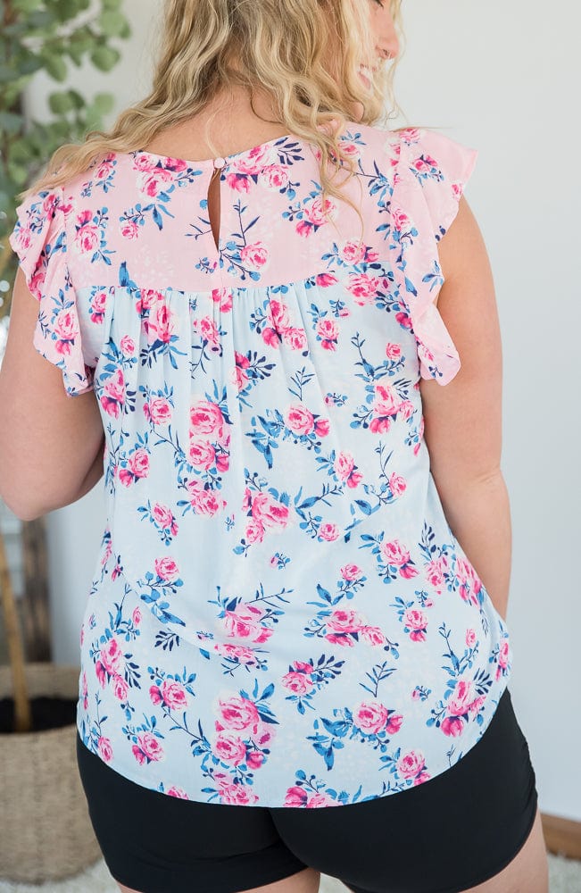 Sweet Florals Top-Andre by Unit-Stay Foxy Boutique, Florissant, Missouri