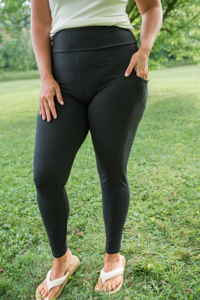 The Perfect Pocket Leggings in Black-Boutique Only-Stay Foxy Boutique, Florissant, Missouri