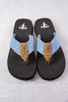 Summer Break Sandals in Blue Stars-Corkys-Stay Foxy Boutique, Florissant, Missouri