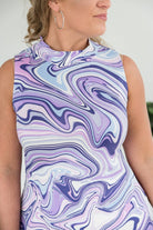 Waves of Lilac Dress-White Birch-Stay Foxy Boutique, Florissant, Missouri