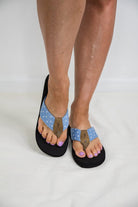 Summer Break Sandals in Blue Stars-Corkys-Stay Foxy Boutique, Florissant, Missouri