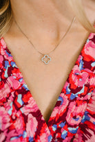 Lucky Girl Syndrome Sterling Silver Pendant Necklace-Womens-Stay Foxy Boutique, Florissant, Missouri