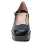 Matilda Platform Heel in Black-140 Wedges-Stay Foxy Boutique, Florissant, Missouri