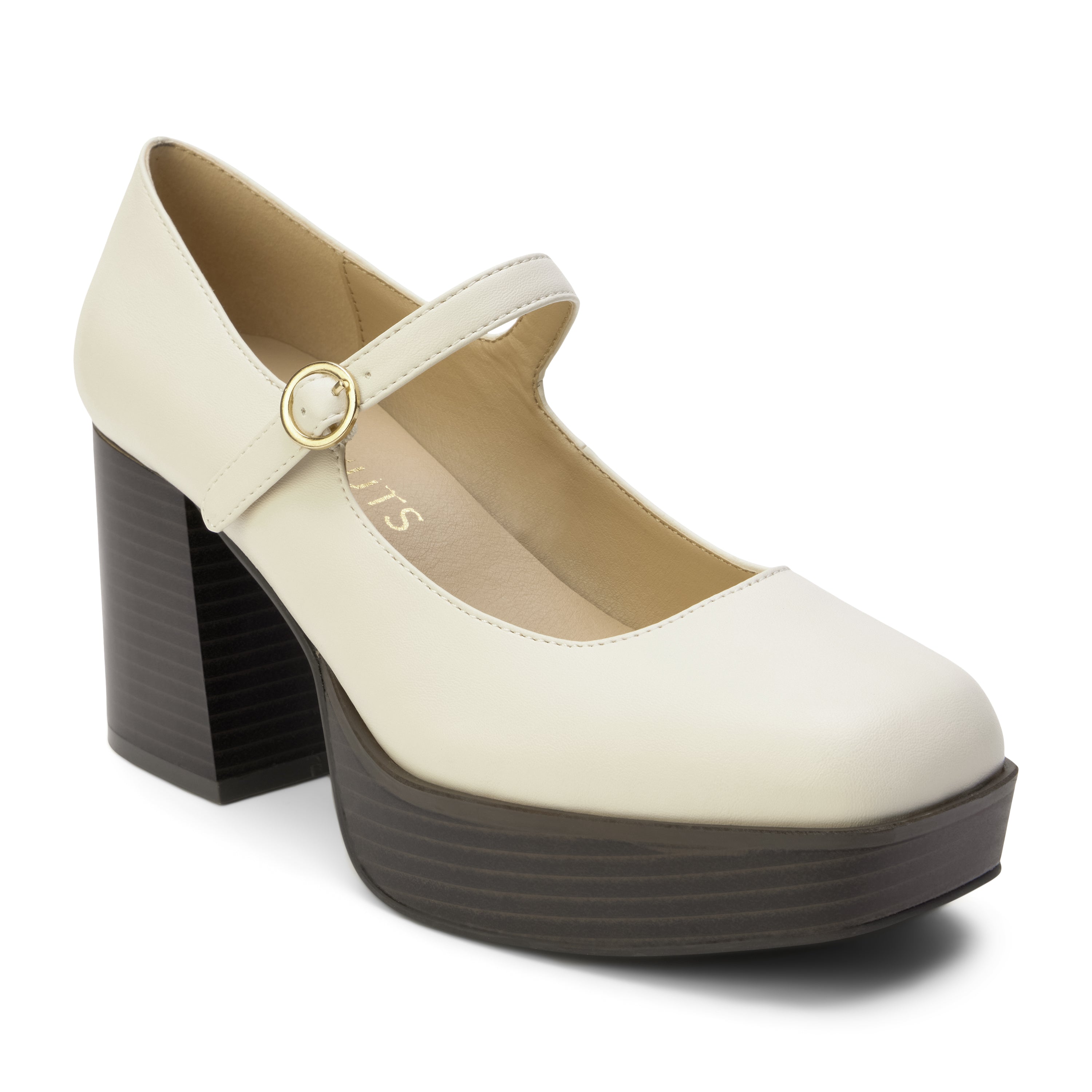 Matilda Platform Heel in Bone-Heel-Stay Foxy Boutique, Florissant, Missouri