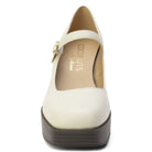 Matilda Platform Heel in Bone-Heel-Stay Foxy Boutique, Florissant, Missouri