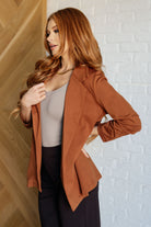 Magic 3/4 Blazer in Rust-Layers-Stay Foxy Boutique, Florissant, Missouri