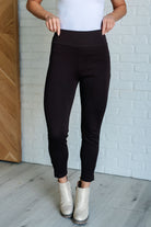 Magic Ankle Crop Skinny Pants in Chocolate-Bottoms-Stay Foxy Boutique, Florissant, Missouri