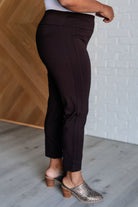 Magic Ankle Crop Skinny Pants in Chocolate-Bottoms-Stay Foxy Boutique, Florissant, Missouri