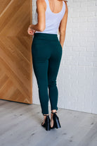 Magic Ankle Crop Skinny Pants in Hunter Green-Bottoms-Stay Foxy Boutique, Florissant, Missouri