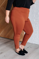 Magic Ankle Crop Skinny Pants in Rust-Bottoms-Stay Foxy Boutique, Florissant, Missouri