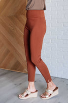 Magic Ankle Crop Skinny Pants in Rust-Bottoms-Stay Foxy Boutique, Florissant, Missouri