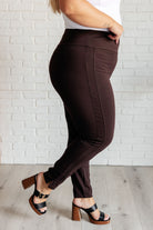 Magic Skinny 28" Pants in Chocolate-Bottoms-Stay Foxy Boutique, Florissant, Missouri