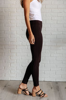 Magic Skinny 28" Pants in Chocolate-Bottoms-Stay Foxy Boutique, Florissant, Missouri