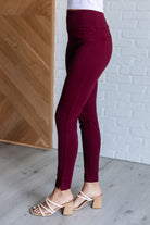 Magic Skinny 28" Pants in Wine-Bottoms-Stay Foxy Boutique, Florissant, Missouri