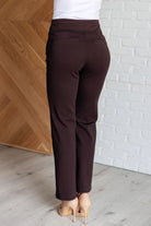 Magic Straight Pants in Chocolate-Bottoms-Stay Foxy Boutique, Florissant, Missouri