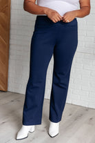 Magic Straight Pants in Navy-Bottoms-Stay Foxy Boutique, Florissant, Missouri