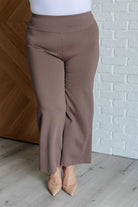 Magic Wide Leg Crop Pants in Dark Mocha-Bottoms-Stay Foxy Boutique, Florissant, Missouri