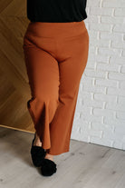 Magic Wide Leg Crop Pants in Rust-Bottoms-Stay Foxy Boutique, Florissant, Missouri