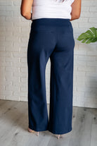 Magic Wide Leg Pants in Navy-Bottoms-Stay Foxy Boutique, Florissant, Missouri