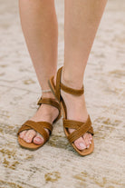 Marlene Ankle Strap Woven Sandal-Womens-Stay Foxy Boutique, Florissant, Missouri