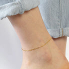 PREORDER: Mini Paperclip Water Resistant Anklet-Womens-Stay Foxy Boutique, Florissant, Missouri