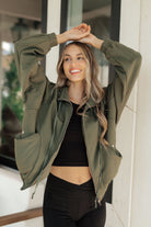 Miss You More Zip Up Sweatshirt-Tops-Stay Foxy Boutique, Florissant, Missouri