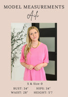 Take It Easy Slouchy Tee in Hot Pink-Womens-Stay Foxy Boutique, Florissant, Missouri
