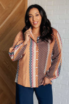 Moderately Mod Polka Dot Button Up Top-Tops-Stay Foxy Boutique, Florissant, Missouri