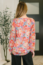 Modern Meadow V-Neck Puff Sleeve Blouse-Womens-Stay Foxy Boutique, Florissant, Missouri