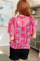 Moments Like This V-Neck Bell Sleeve Blouse-Tops-Stay Foxy Boutique, Florissant, Missouri