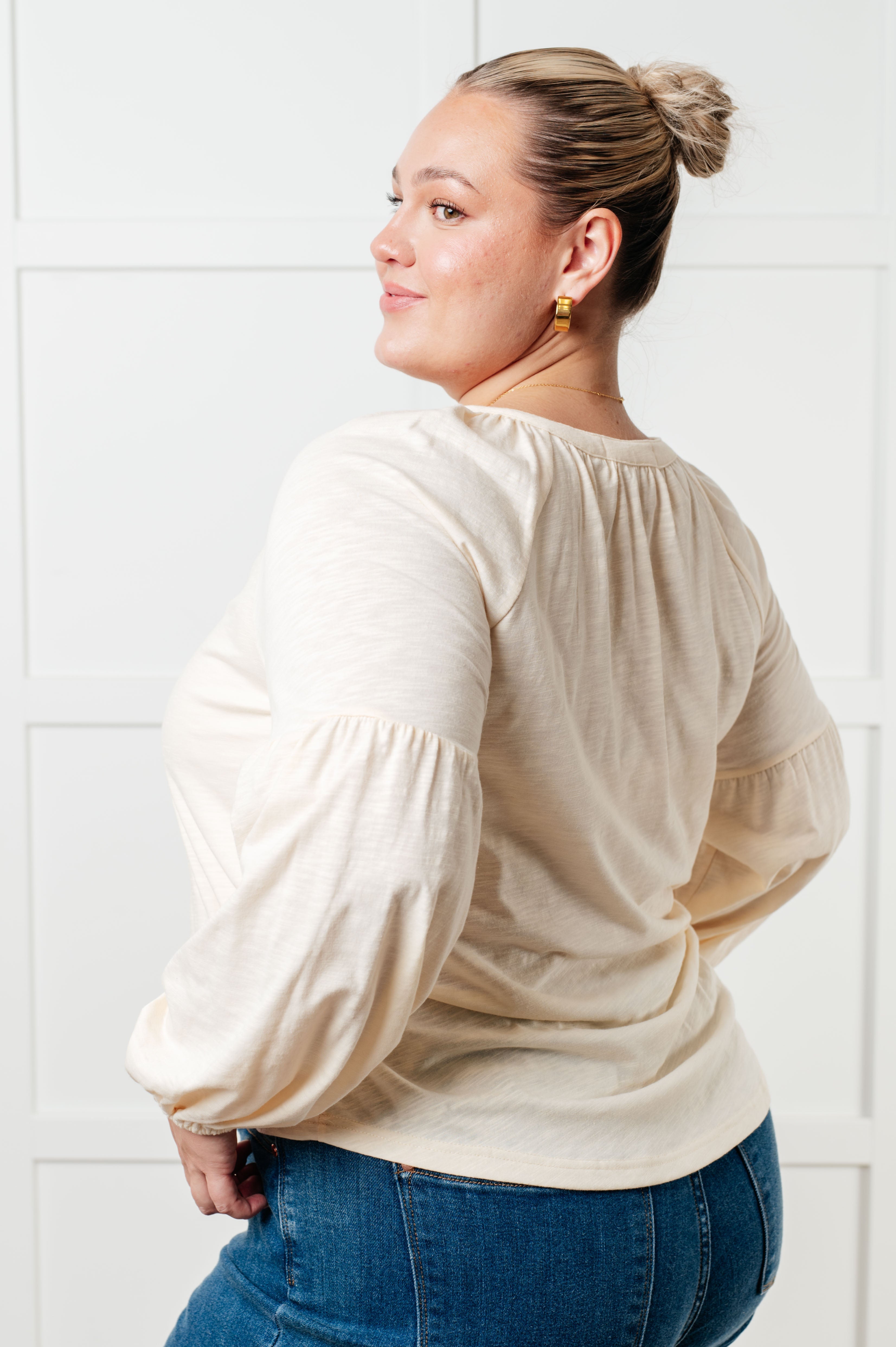 More Than You Would Think Embroidered Blouse-Blouses-Stay Foxy Boutique, Florissant, Missouri