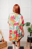 Mother Nature's Recipes Collared Dress in Green-Dresses-Stay Foxy Boutique, Florissant, Missouri