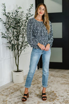 Muse Moves High Neck Peplum Blouse in Black-Womens-Stay Foxy Boutique, Florissant, Missouri