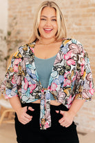 My Darling Valentina Front Tie Blouse-Layers-Stay Foxy Boutique, Florissant, Missouri