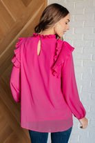 My Good Graces Ruffled Top-Tops-Stay Foxy Boutique, Florissant, Missouri