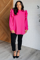 My Good Graces Ruffled Top-Tops-Stay Foxy Boutique, Florissant, Missouri