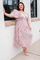 My Little Songbird Fluttersleeve Dress-Dresses-Stay Foxy Boutique, Florissant, Missouri