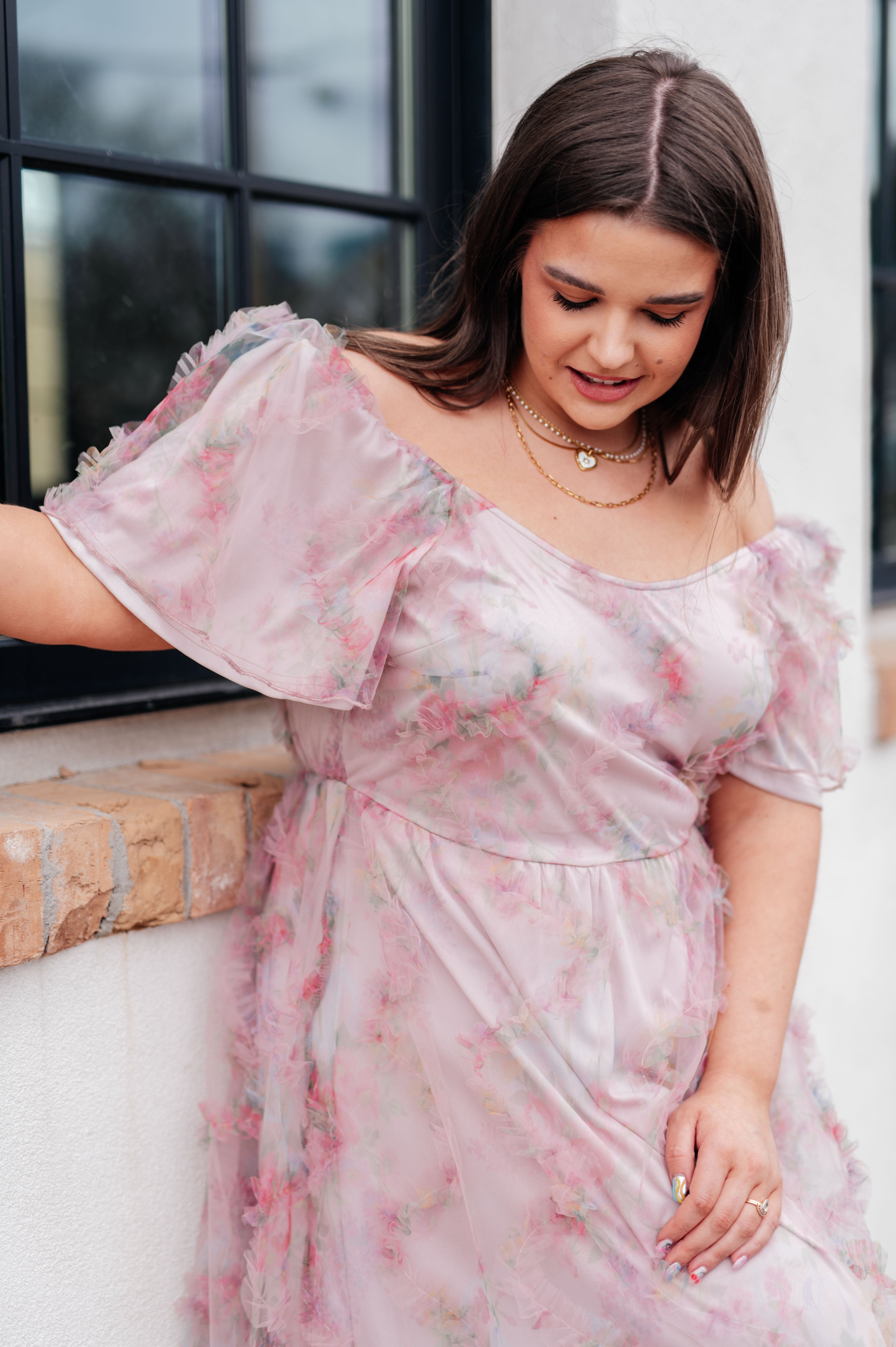 My Little Songbird Fluttersleeve Dress-Dresses-Stay Foxy Boutique, Florissant, Missouri