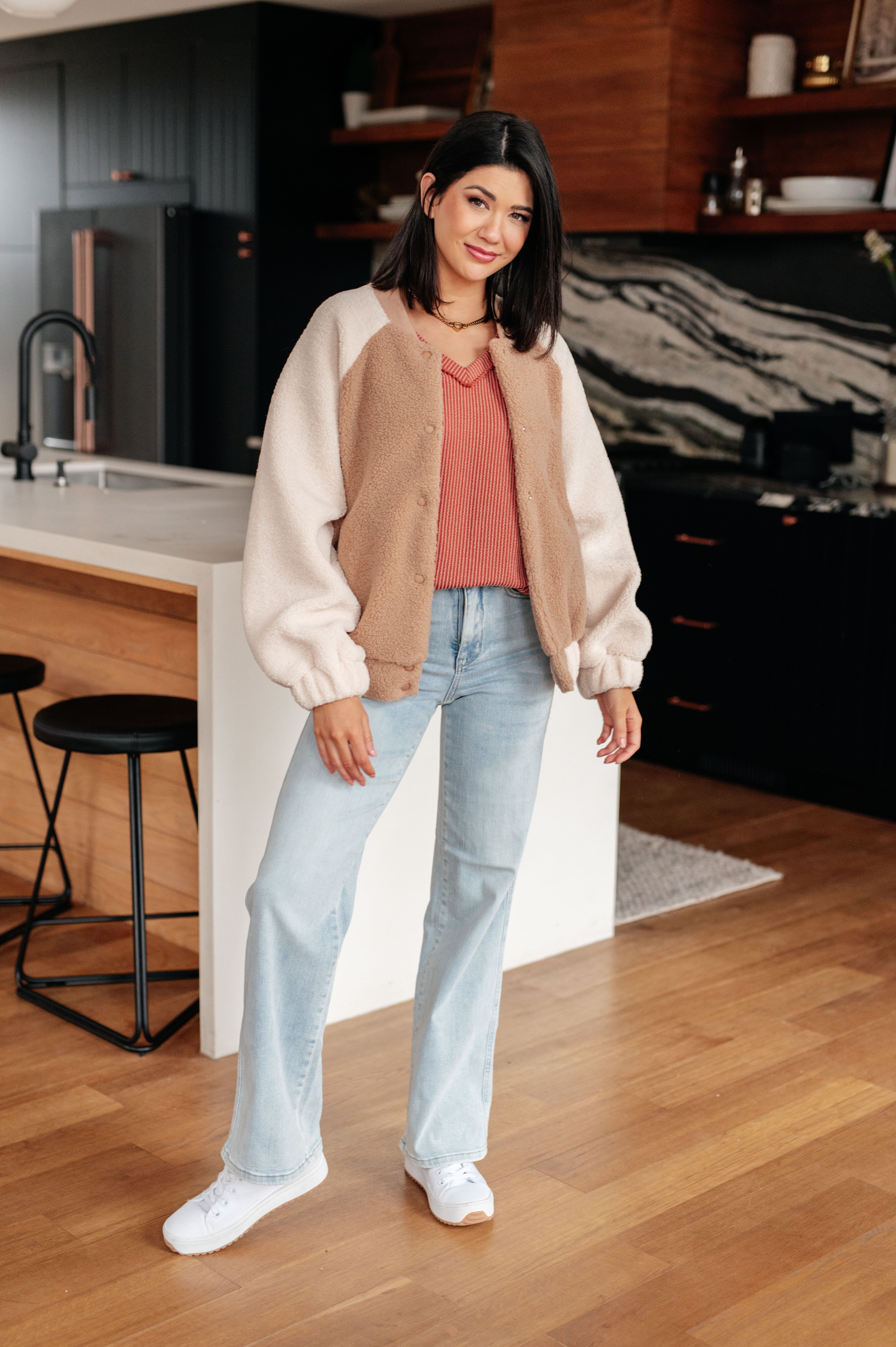First and Foremost Rib Knit Top-Tops-Stay Foxy Boutique, Florissant, Missouri