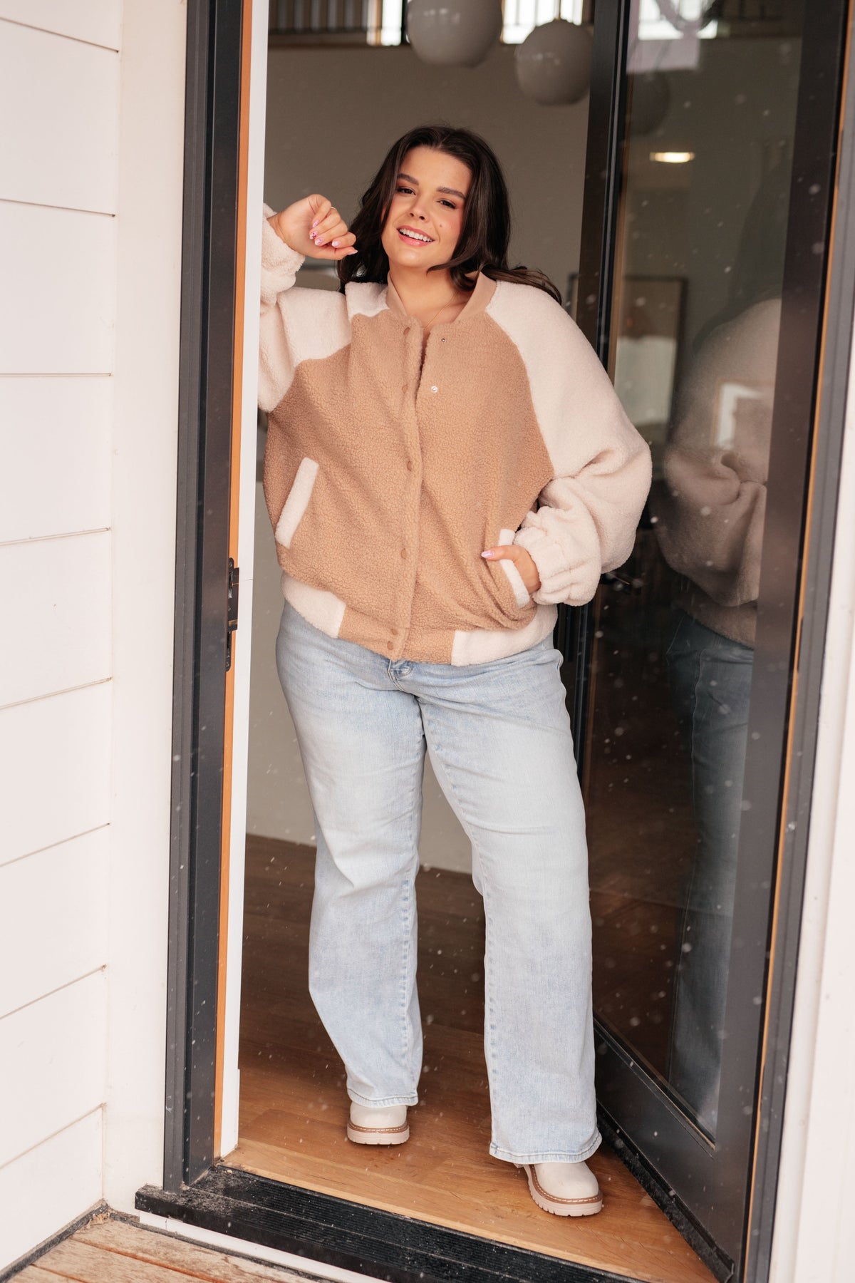 My Little Teddy Bomber Jacket-Layers-Stay Foxy Boutique, Florissant, Missouri