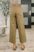 Nancy High Waist Wide Leg Ankle Jean with Vintage Front Yoke-Womens-Stay Foxy Boutique, Florissant, Missouri