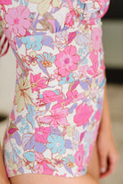 Naples Floral Ruched Swimsuit-Swimwear-Stay Foxy Boutique, Florissant, Missouri